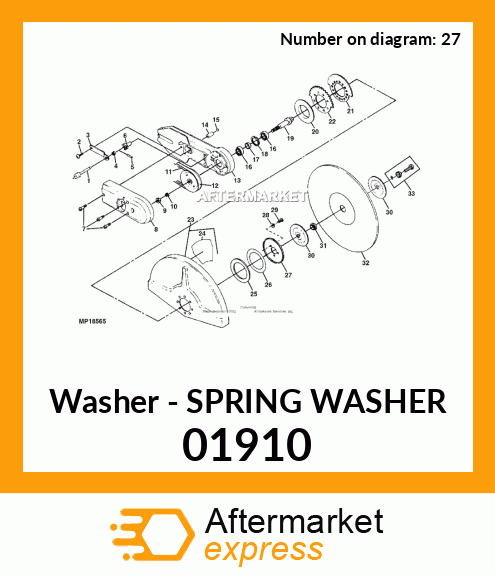 Washer - SPRING WASHER 01910