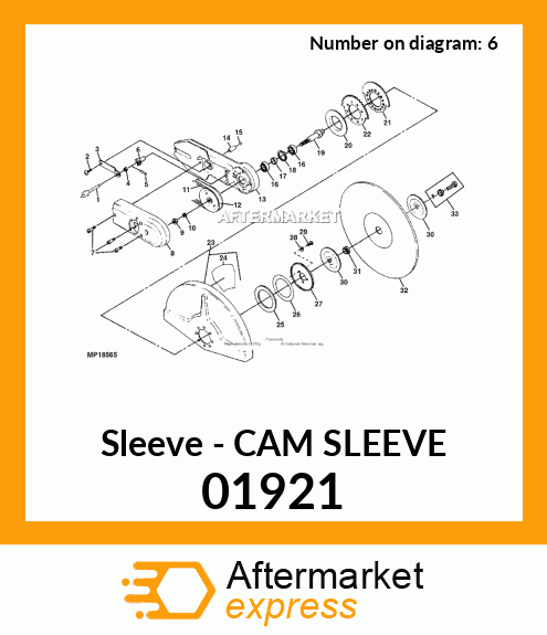 Sleeve - CAM SLEEVE 01921