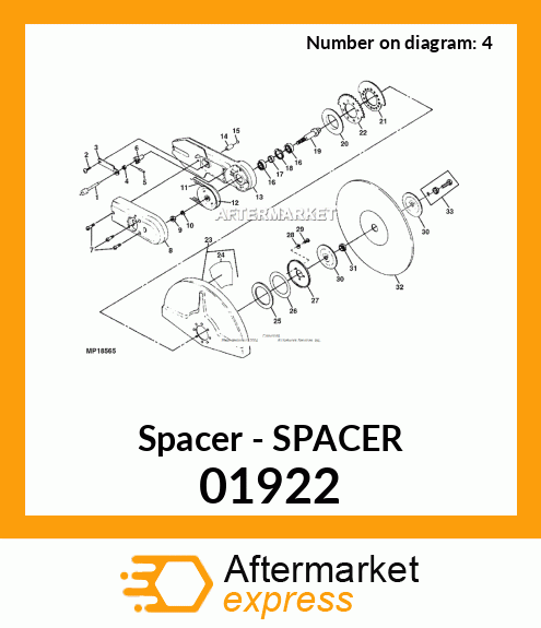Spacer - SPACER 01922