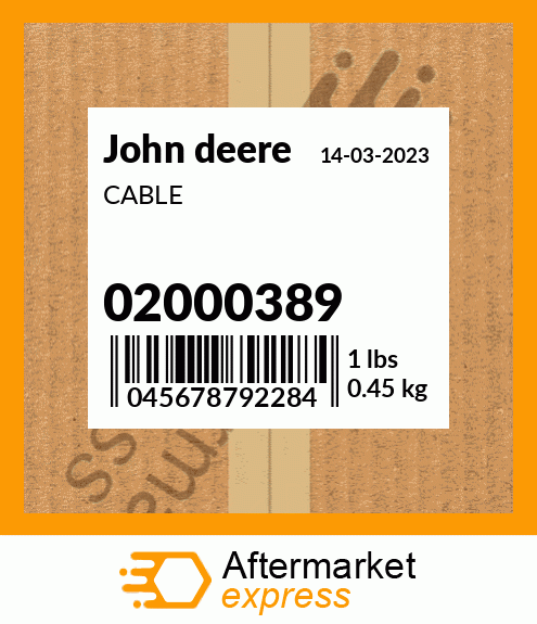 CABLE 02000389