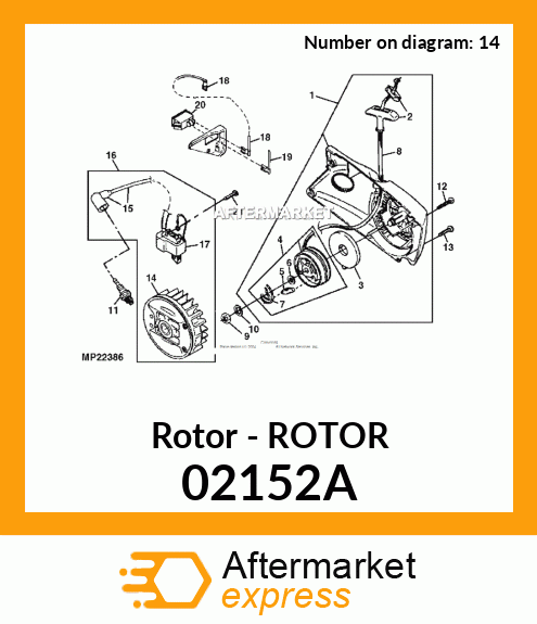 Rotor - ROTOR 02152A