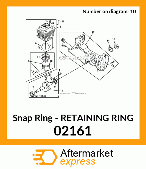 Snap Ring - RETAINING RING 02161