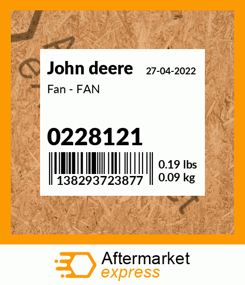 Fan - FAN 0228121