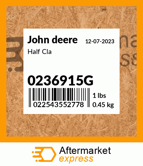 Half Cla 0236915G