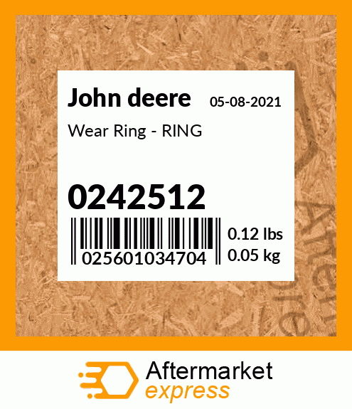 Wear Ring - RING 0242512