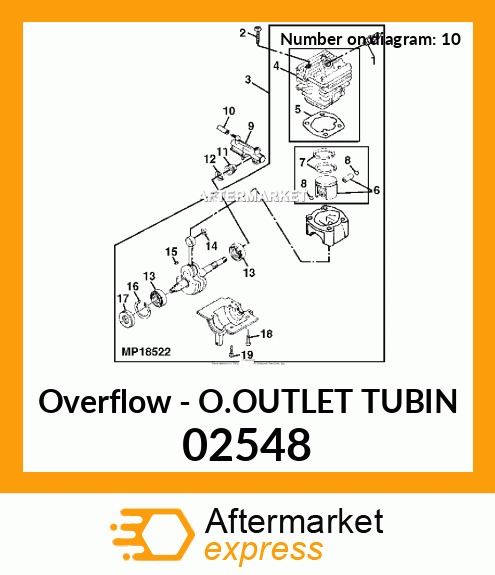 Overflow - O.OUTLET TUBIN 02548