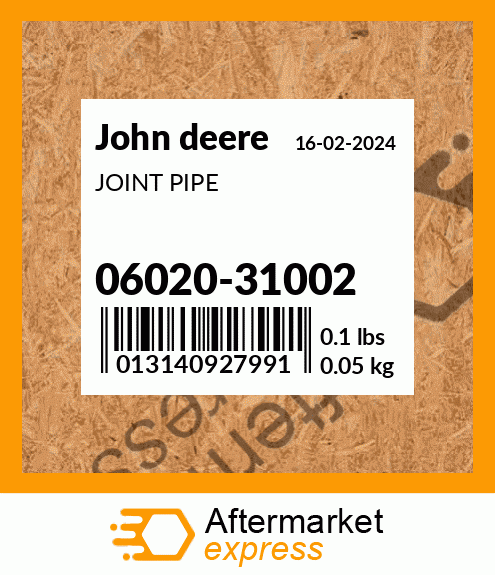 JOINT PIPE 06020-31002