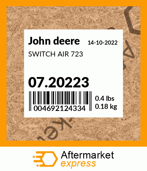 SWITCH AIR 723 07.20223