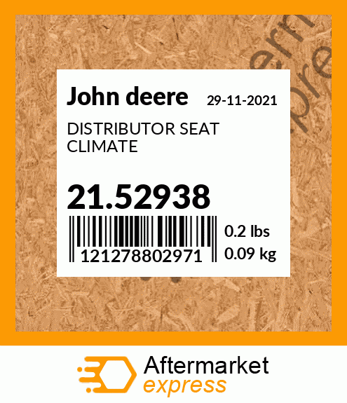 DISTRIBUTOR SEAT CLIMATE 21.52938