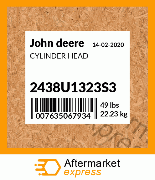 CYLINDER HEAD 2438U1323S3
