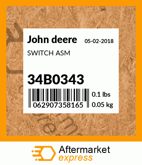 SWITCH ASM 34B0343