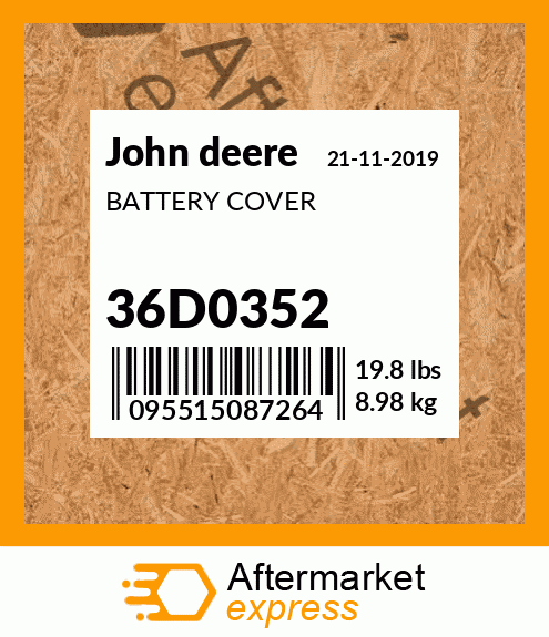 BATTERY COVER 36D0352
