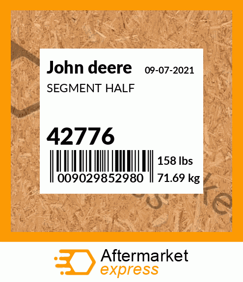 SEGMENT HALF 42776