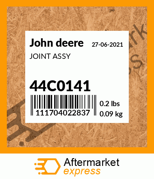 JOINT ASSY 44C0141