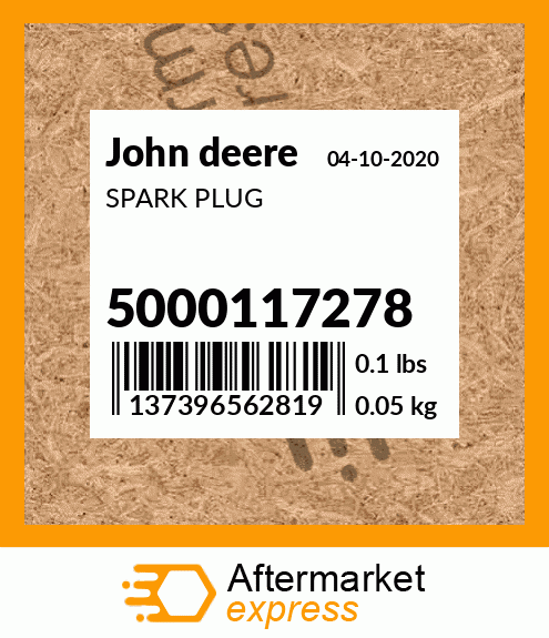 SPARK PLUG 5000117278