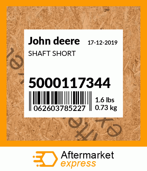 SHAFT SHORT 5000117344