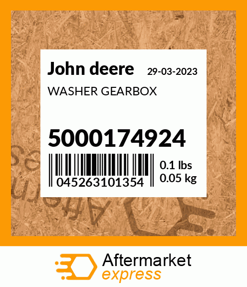 WASHER GEARBOX 5000174924