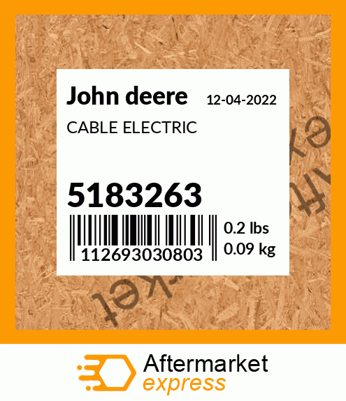 CABLE ELECTRIC 5183263