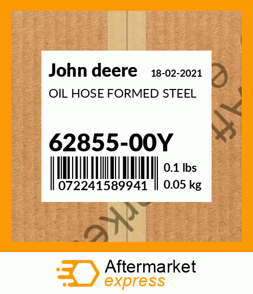 OIL HOSE FORMED STEEL 62855-00Y