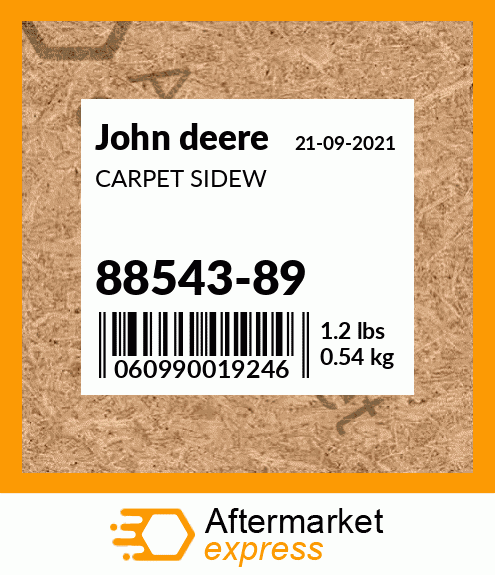 CARPET SIDEW 88543-89