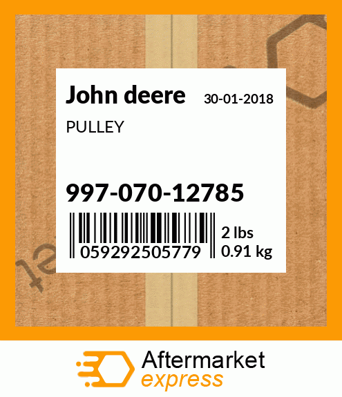 PULLEY 997-070-12785