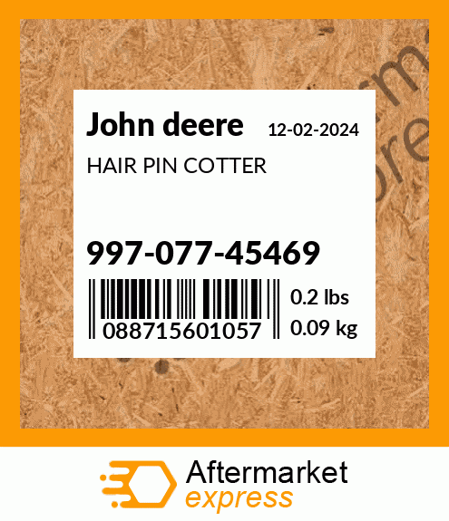 HAIR PIN COTTER 997-077-45469