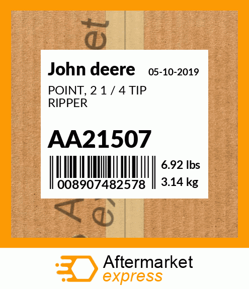 POINT, 2 1 / 4 TIP RIPPER AA21507