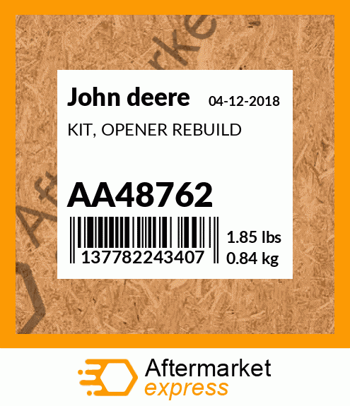 KIT, OPENER REBUILD AA48762