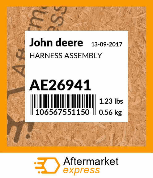 HARNESS ASSEMBLY AE26941