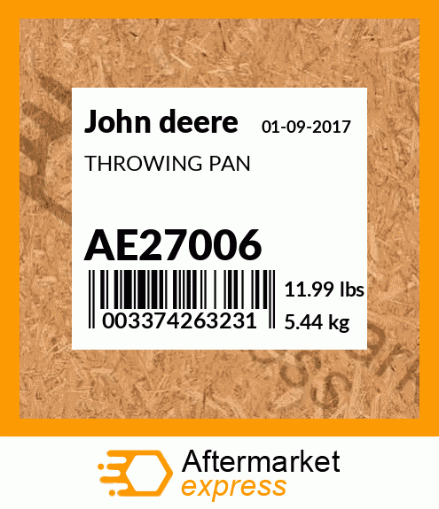 THROWING PAN AE27006