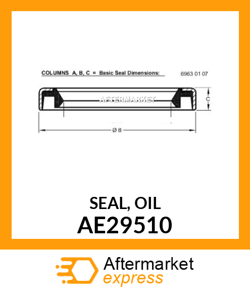 SEAL, OIL AE29510