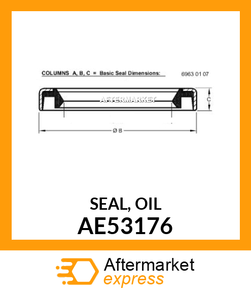 SEAL, OIL AE53176
