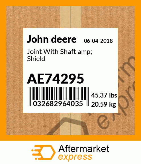 Joint With Shaft amp; Shield AE74295
