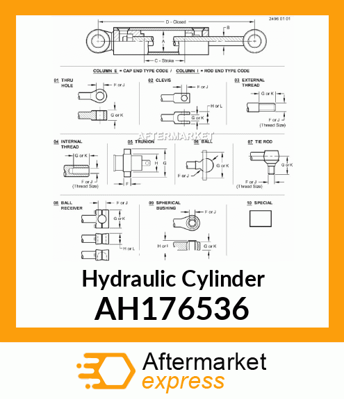 Hydraulic Cylinder AH176536