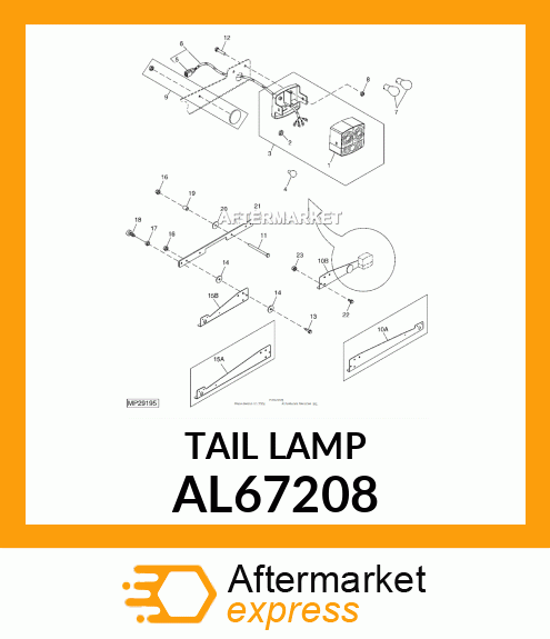 TAIL LAMP AL67208