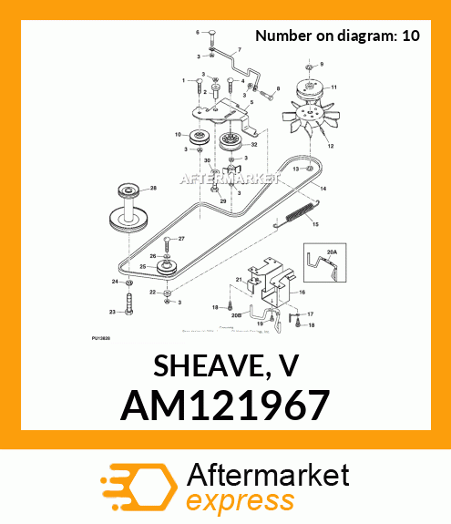 SHEAVE, V AM121967