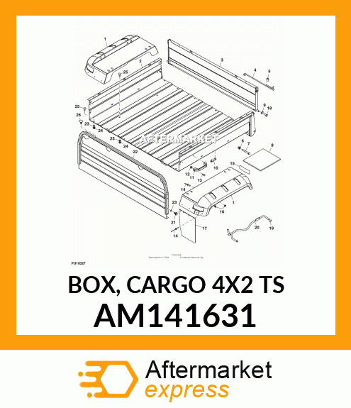 BOX, CARGO 4X2 TS AM141631
