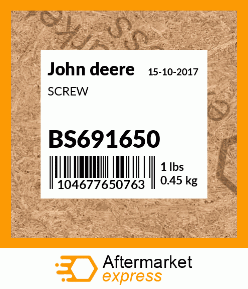 SCREW BS691650