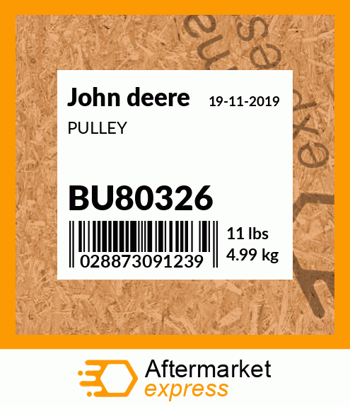 PULLEY BU80326