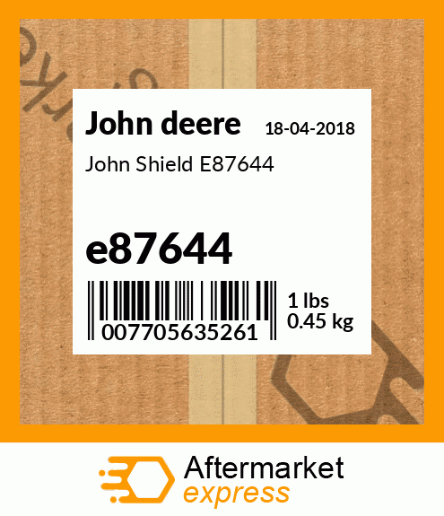 John Shield E87644 e87644