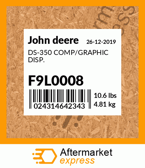 DS-350 COMP/GRAPHIC DISP. F9L0008