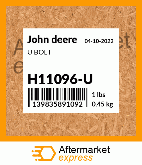 U BOLT H11096-U