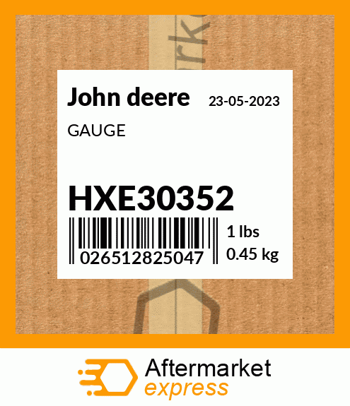 GAUGE HXE30352