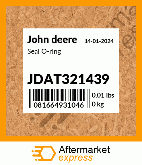 Seal O-ring JDAT321439