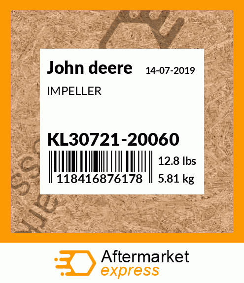 IMPELLER KL30721-20060