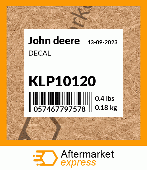 DECAL KLP10120