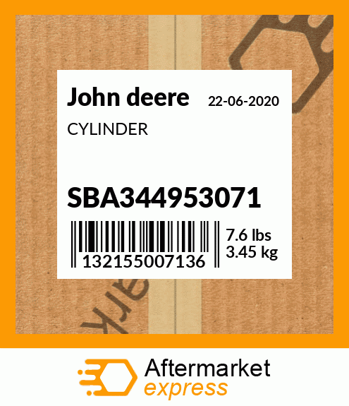 CYLINDER SBA344953071