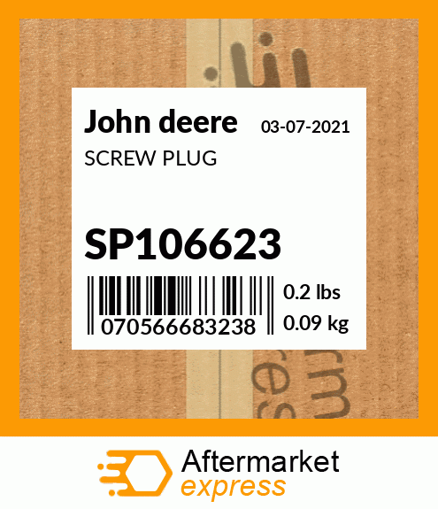 SCREW PLUG SP106623
