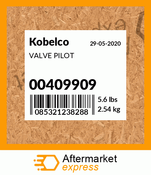 VALVE PILOT 00409909