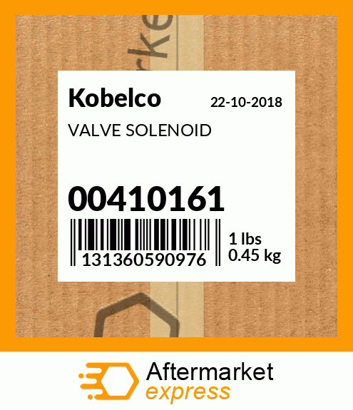 VALVE SOLENOID 00410161